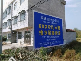 安化墙体广告质量分析