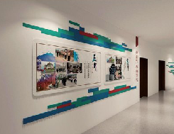 安化企业文化墙用什么材料好？