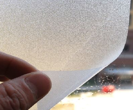 安化玻璃门外面粘广告用什么材料好？